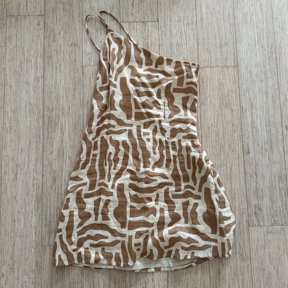 Faithful the brand one shoulder mini dress